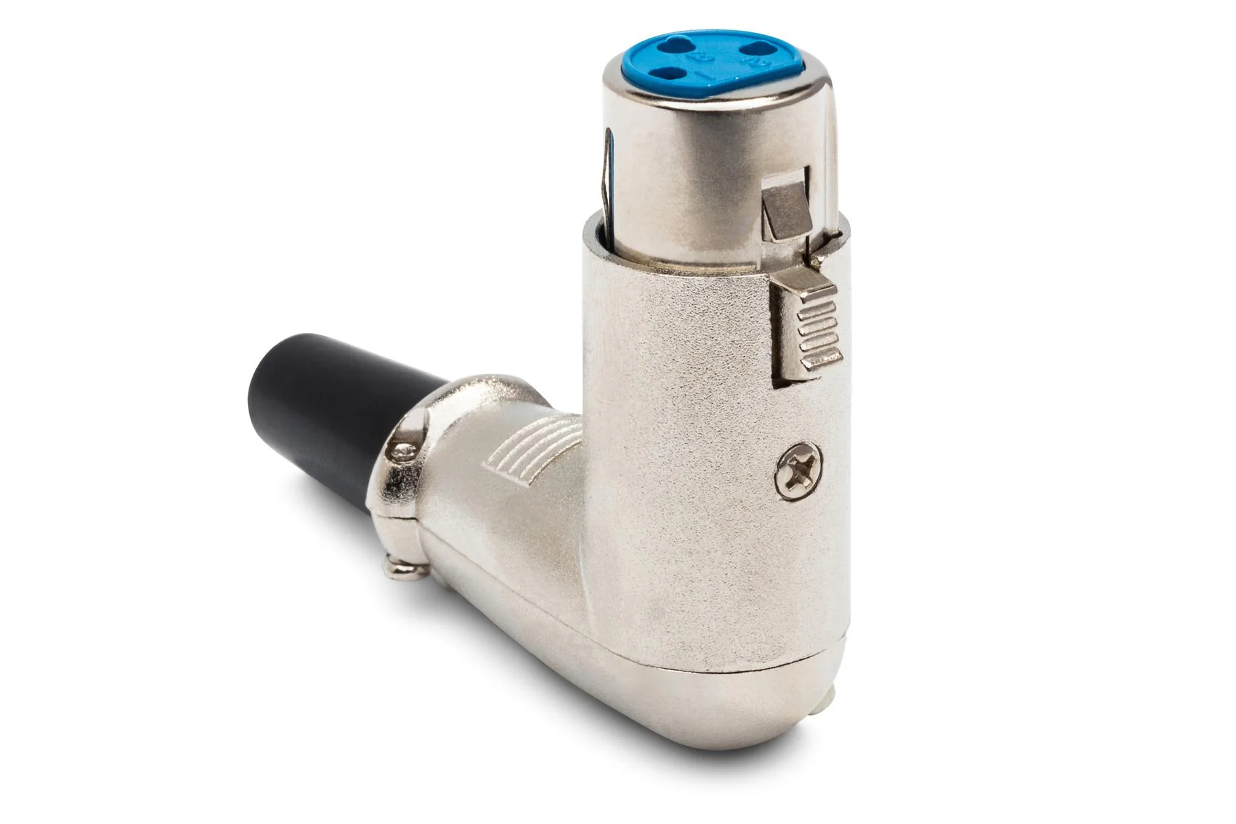 Hosa Mono XLR Audio Connector | Right-Angle XLR3F