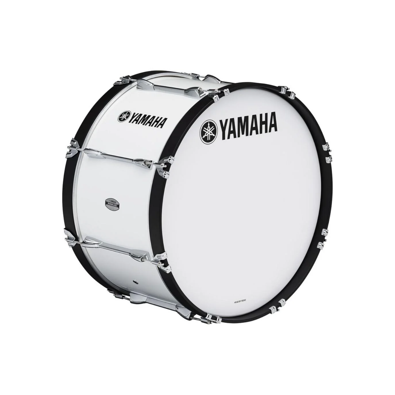 Yamaha REMO Ambassador Marching Bass Drumhead w/Yamaha Logo | 24" (Smooth White)