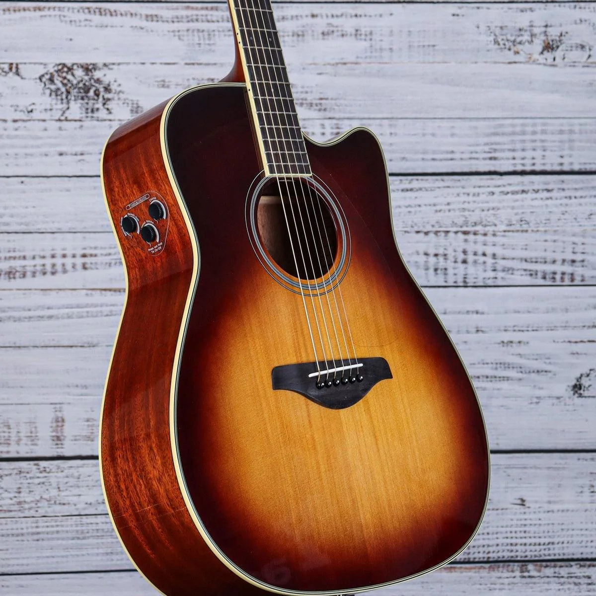 Yamaha TransAcoustic Acoustic Electric Guitar | FGC-TA | Brown Sunburst - Image 5