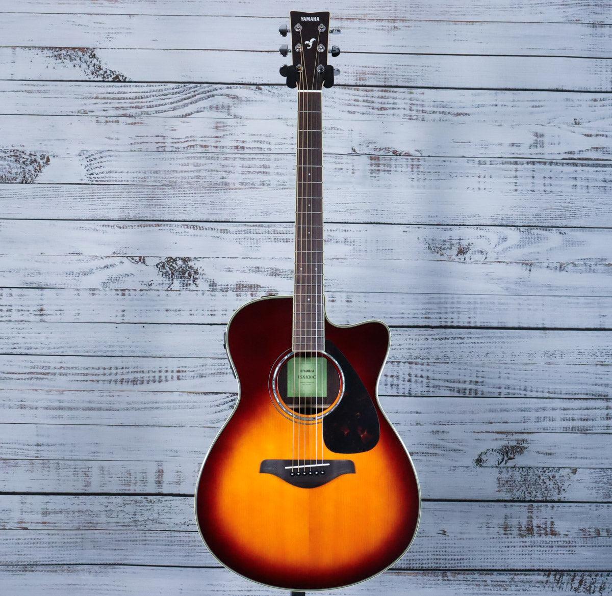 Yamaha FSX830CBS Acoustic-Electric | Brown Sunburst - Image 3