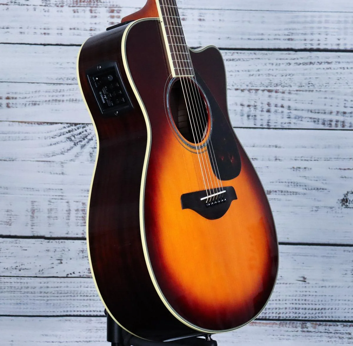 Yamaha FSX830CBS Acoustic-Electric | Brown Sunburst - Image 4