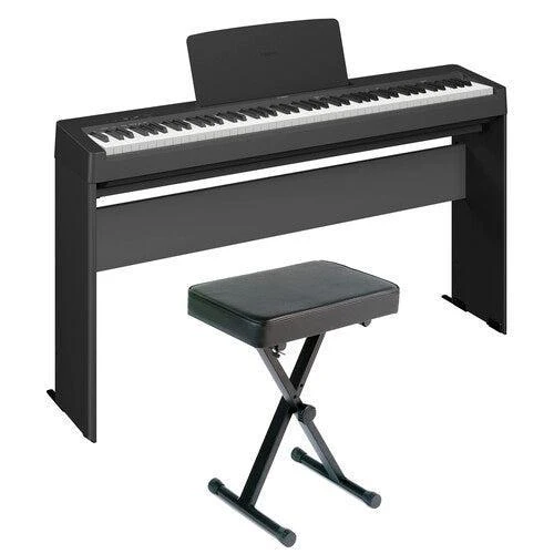 Yamaha P143LXB Portable Piano Bundle