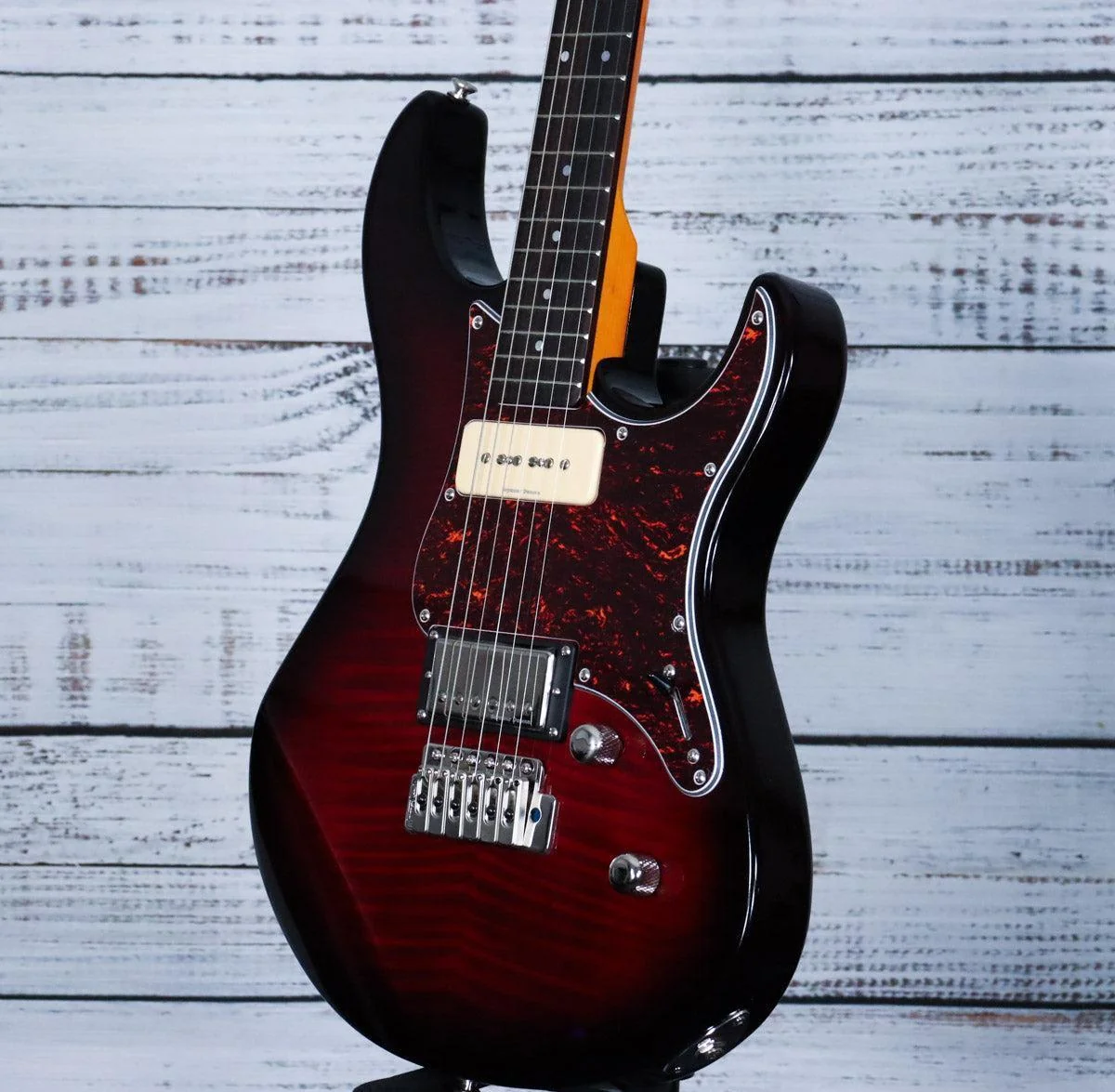 Yamaha Pacifica PAC611VFM Electric Guitar | Dark Red Burst - Image 5
