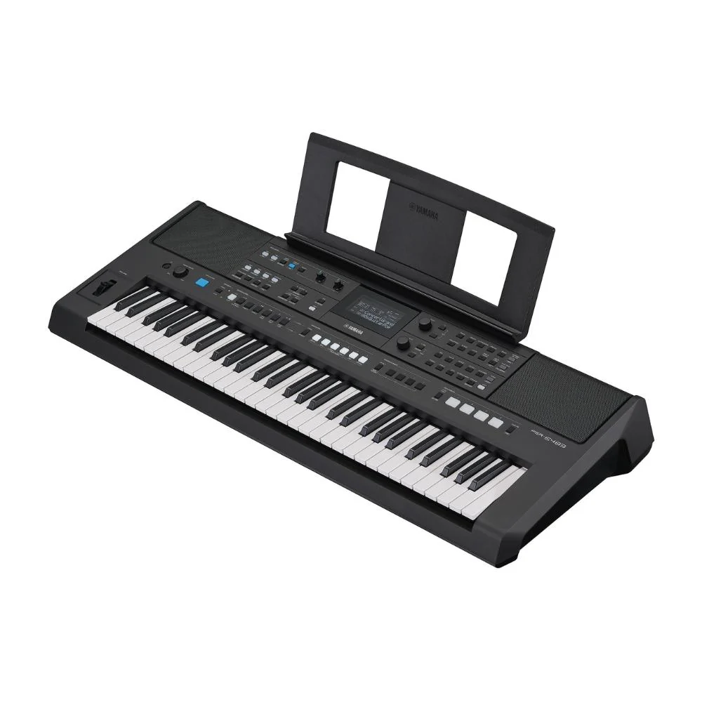 Yamaha PSR-E483 Portable Keyboard | 61 Keys | MIDI, Display Screen, Pitch Bend Wheel