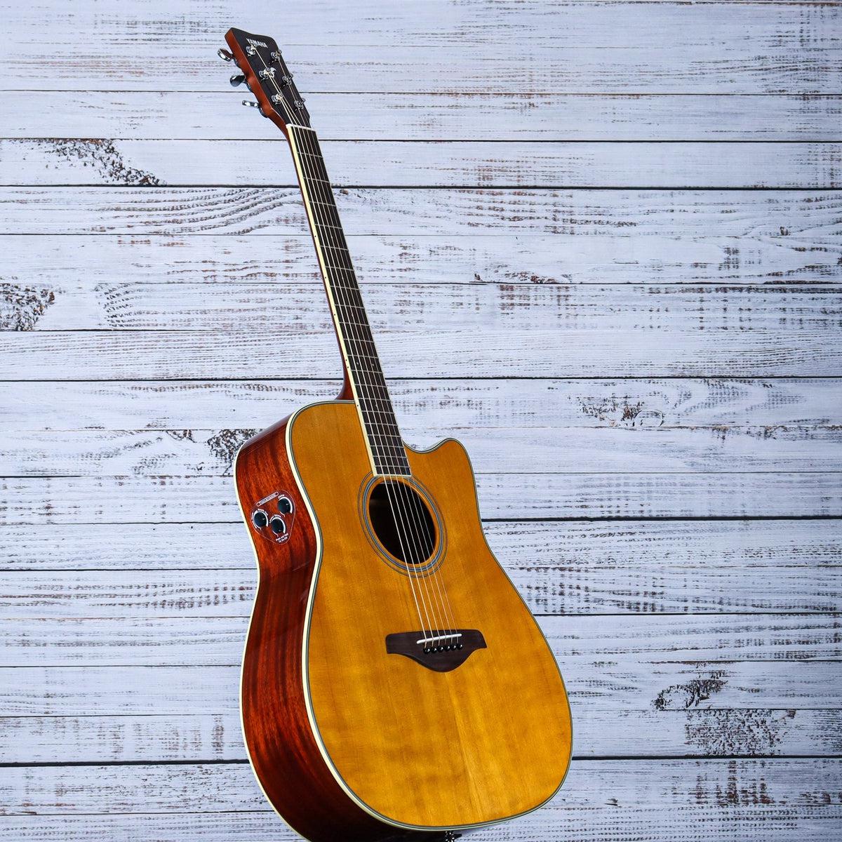 Yamaha TransAcoustic Acoustic Electric Guitar with Built-in Effects | Vintage Tint - Image 3