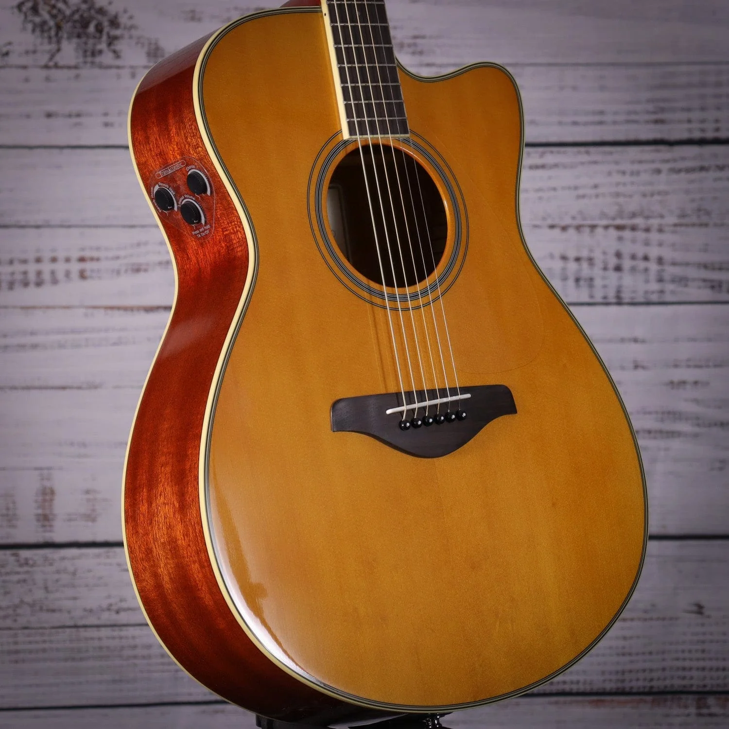 Yamaha FSC-TA TransAcoustic | Vintage Tint - Image 5