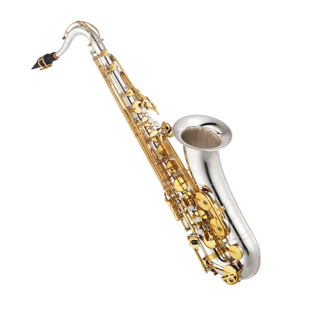 Yamaha YTS-480SGLKY | Intermediate Step-Up Tenor Saxophone | Silver-Plated w/Gold Keys
