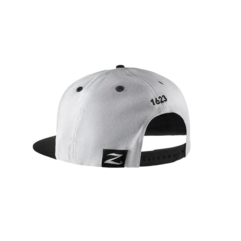 Zildjian White 6 Panel Snapback Hat - Image 2